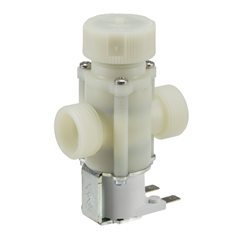 Inline Filter with ¾" 240V normally closed solenoid valve washable 60 MESH- WRAS approved